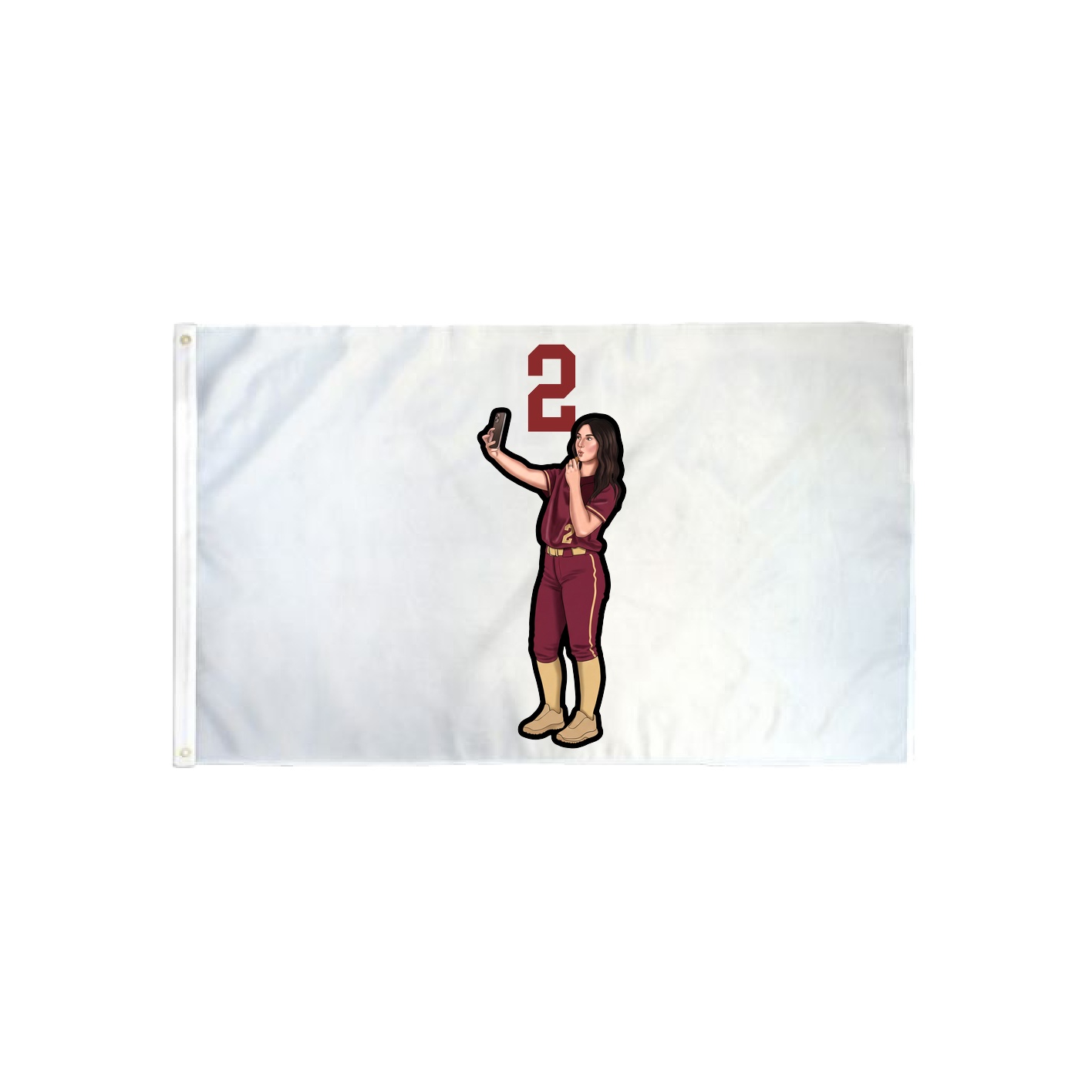 3x5 Flag — Number Top in Classic