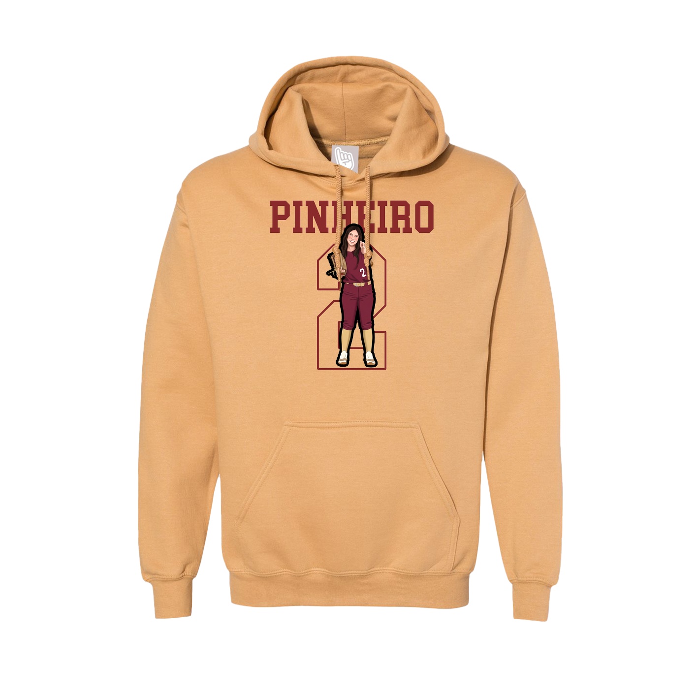 Hoodie — Shirsey in Vegas Gold