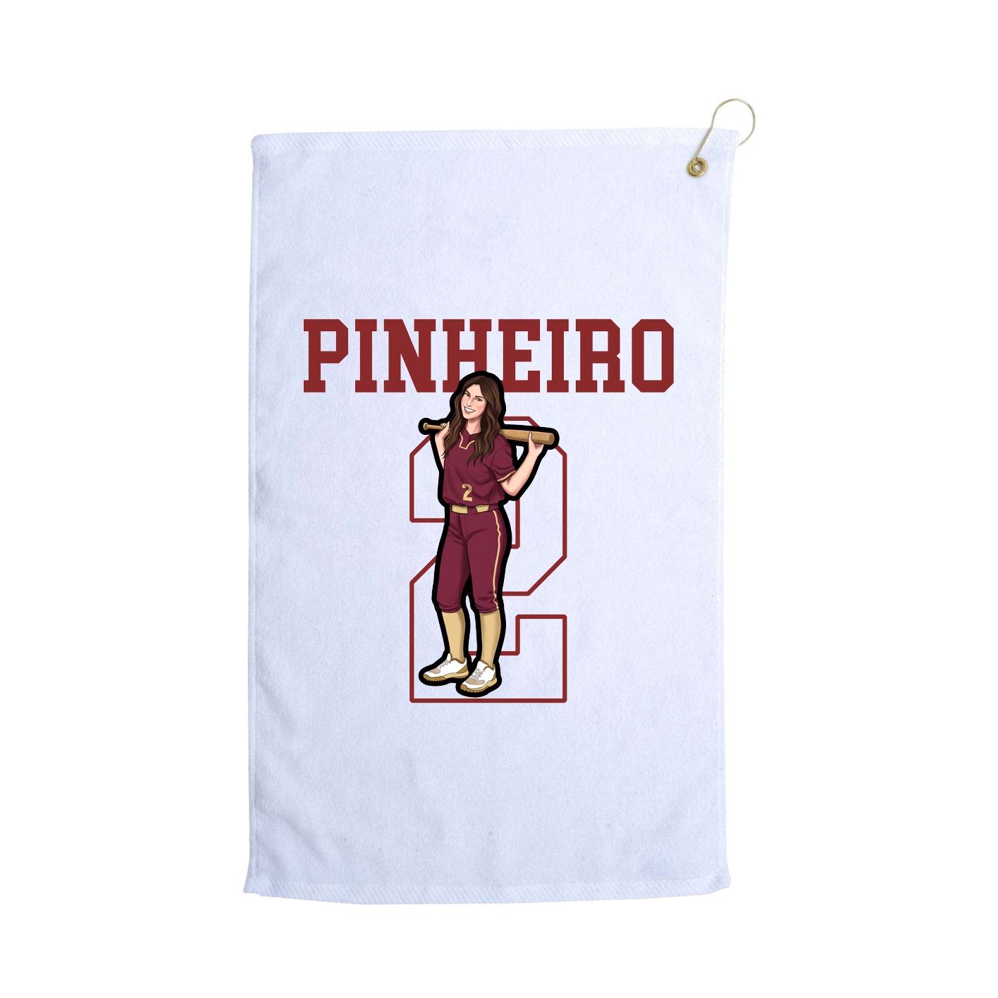 Golf Towel — Shirsey in White