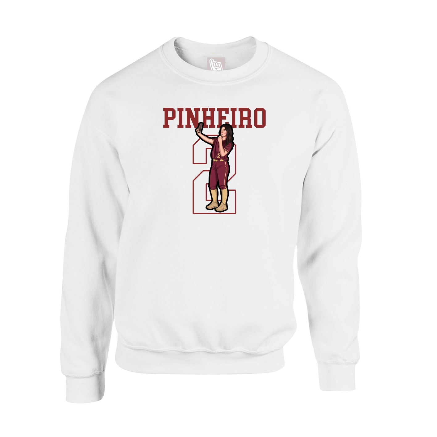 Fleece Crew — Shirsey in White