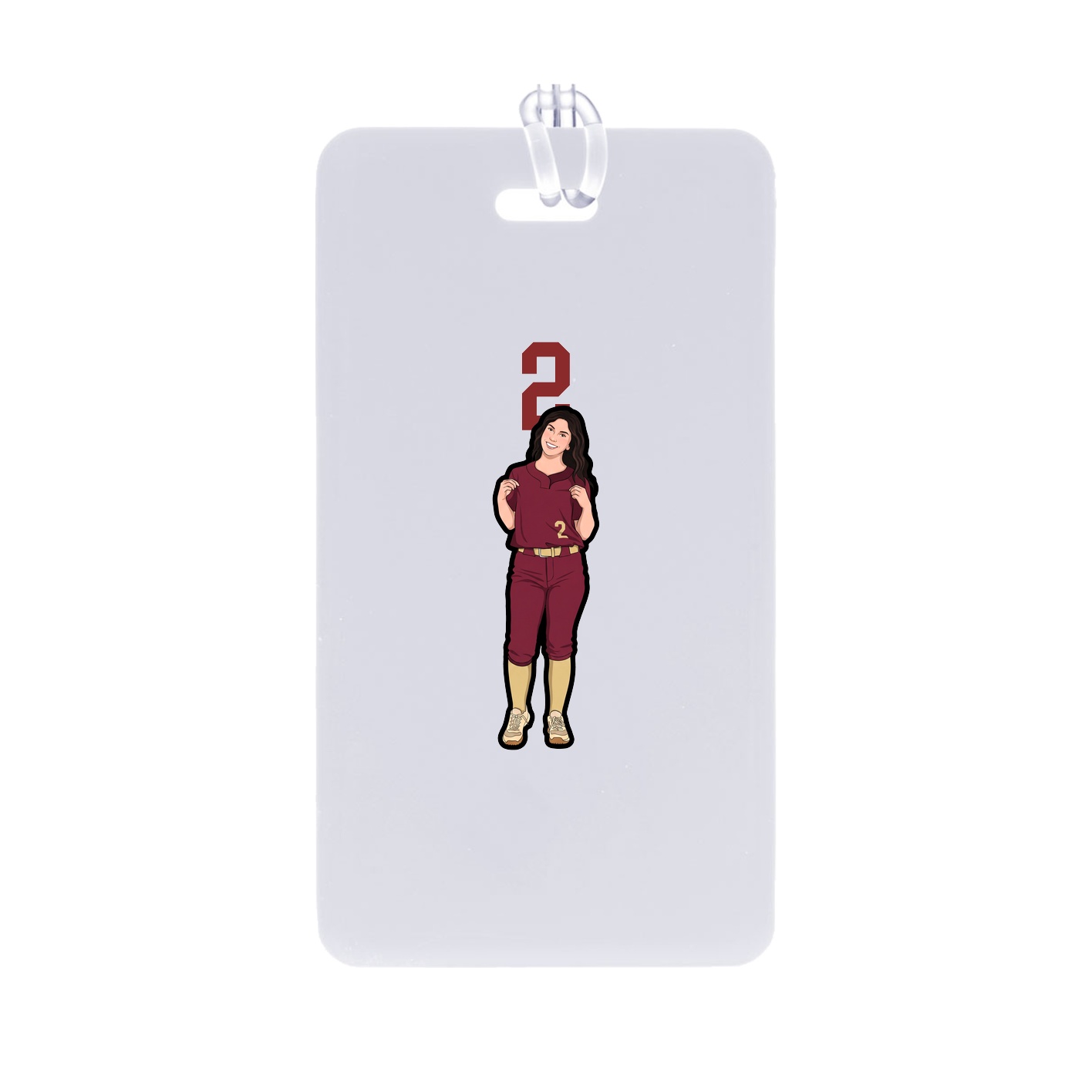 Bag Tag — Number Top in Classic