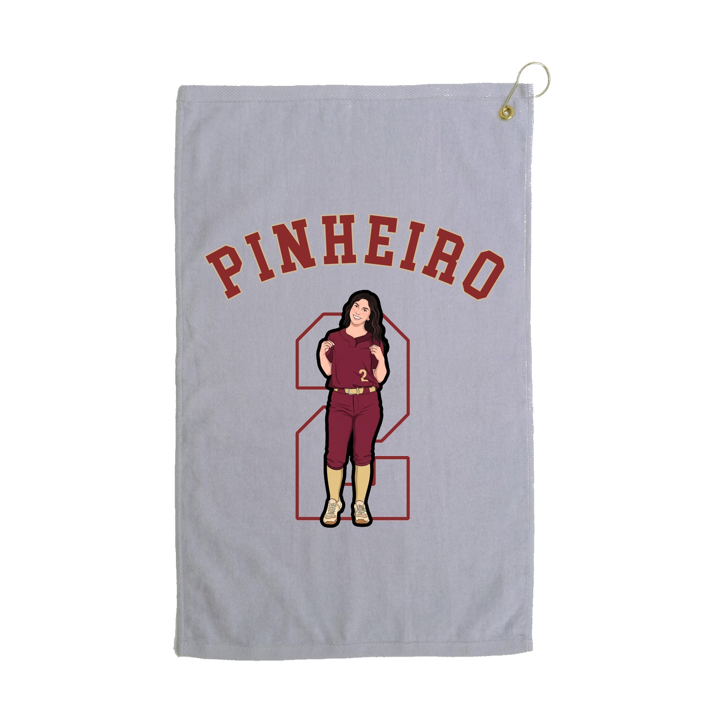 Golf Towel — Shirsey Arch in Grey