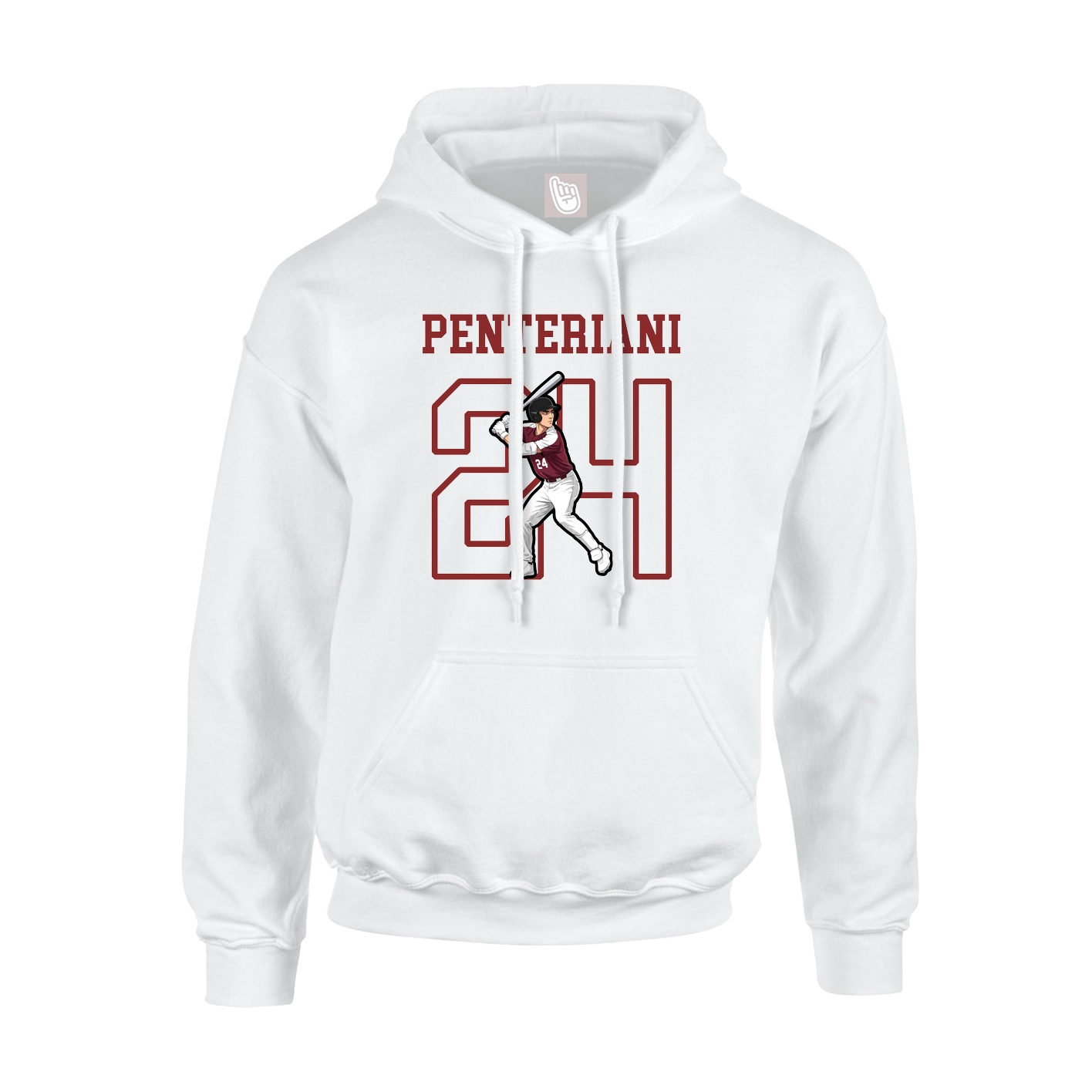 Hoodie — Shirsey in White