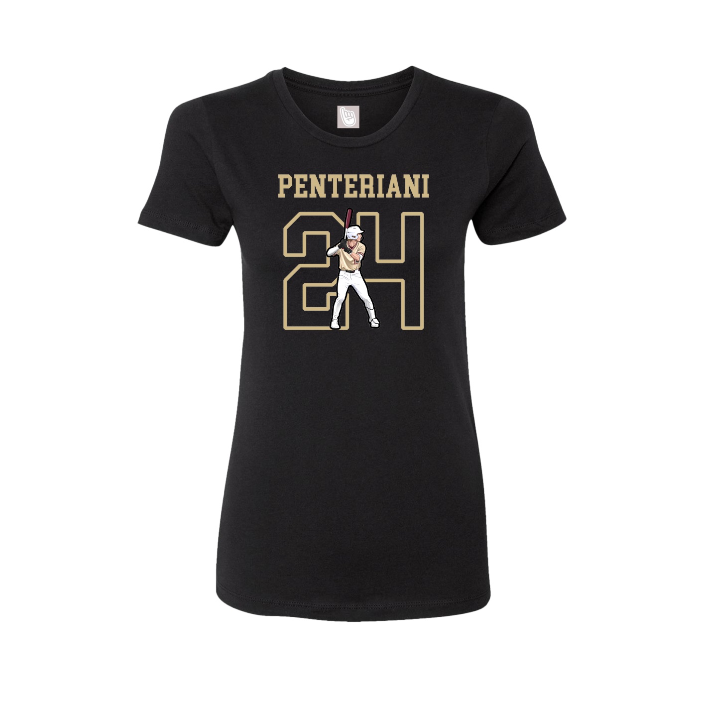 Fitted Women's Tee — Shirsey in Black