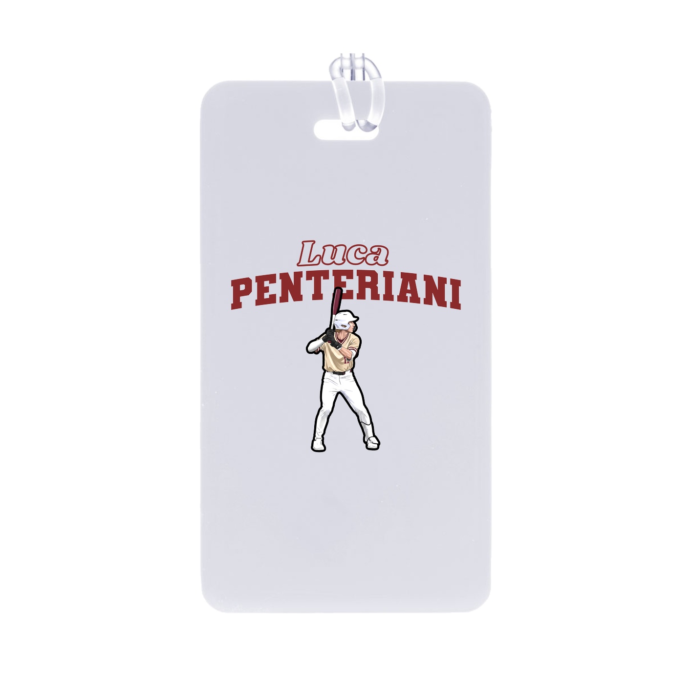 Bag Tag — Name Arch in Classic