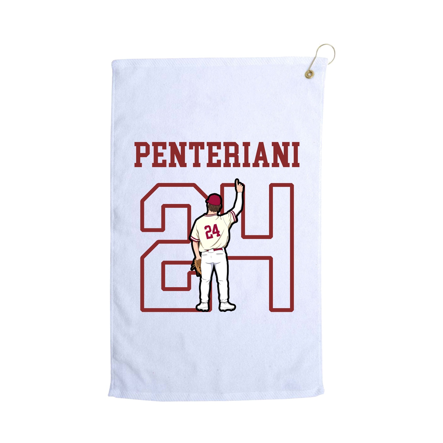 Golf Towel — Shirsey in White
