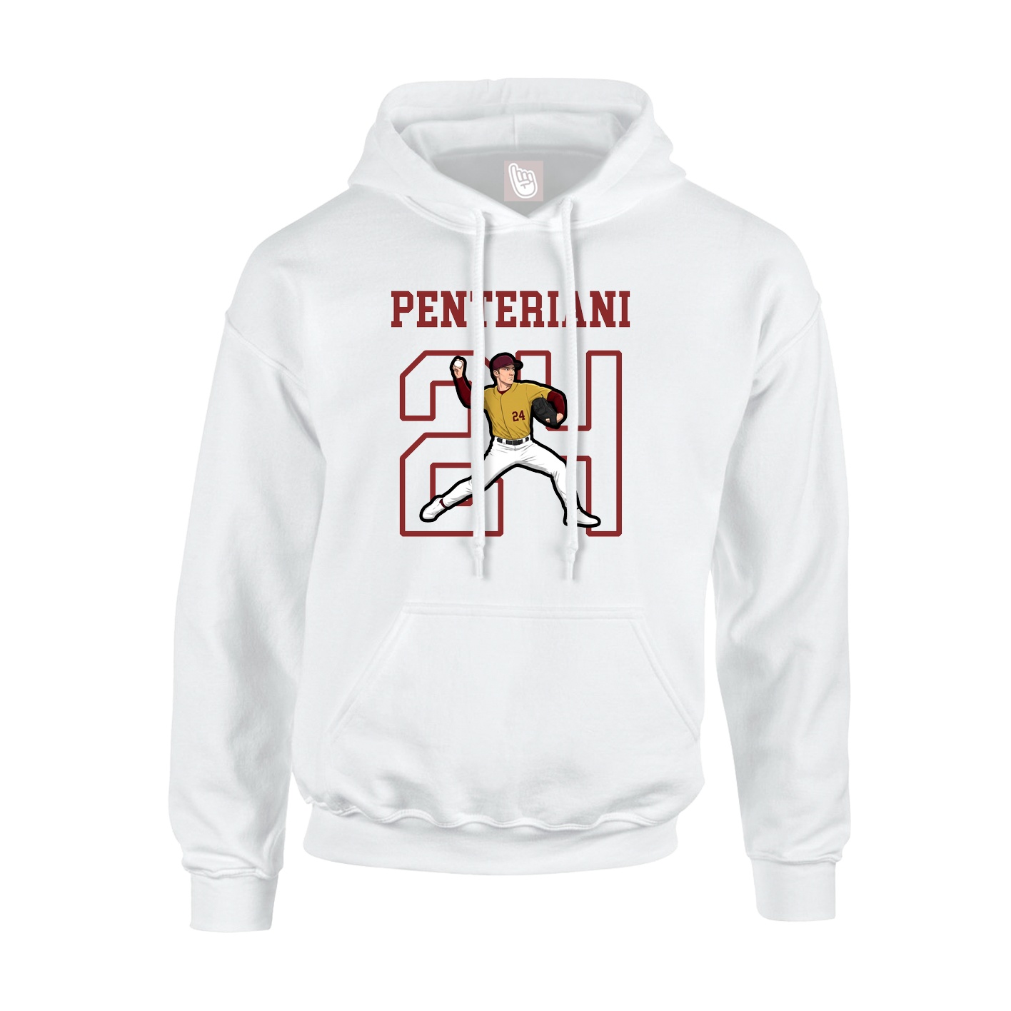 Youth Hoodie — Shirsey in White