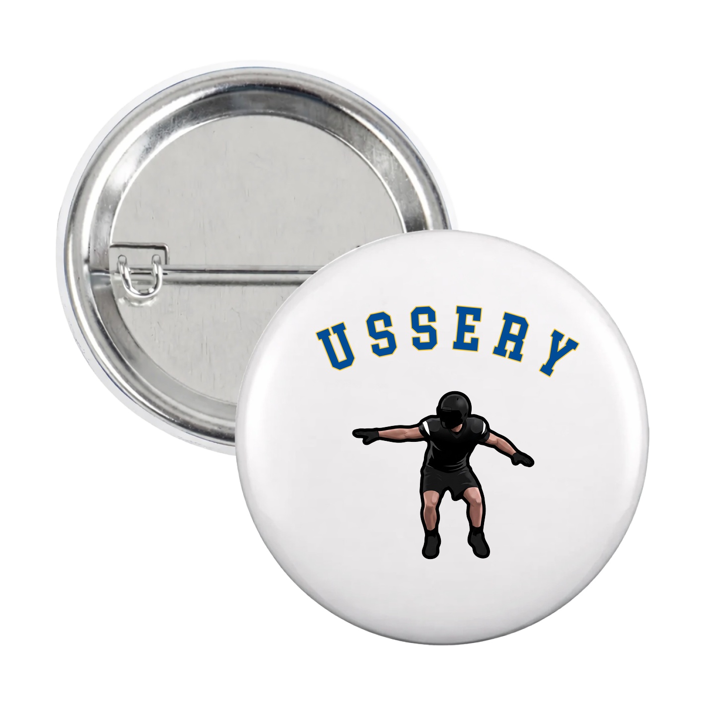 Game Day Button — Shirsey Arch in White