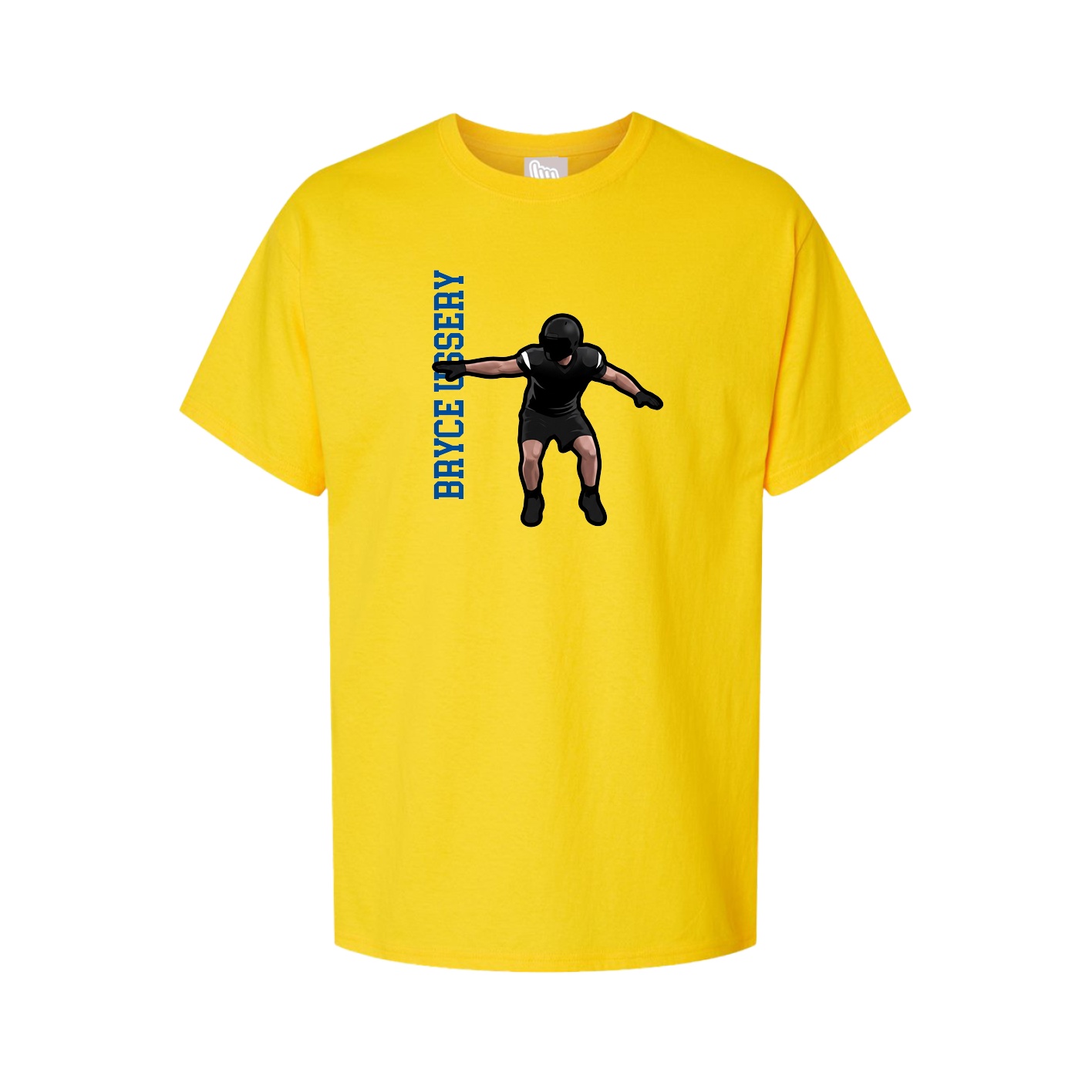 Tee — Name Vertical in Gold