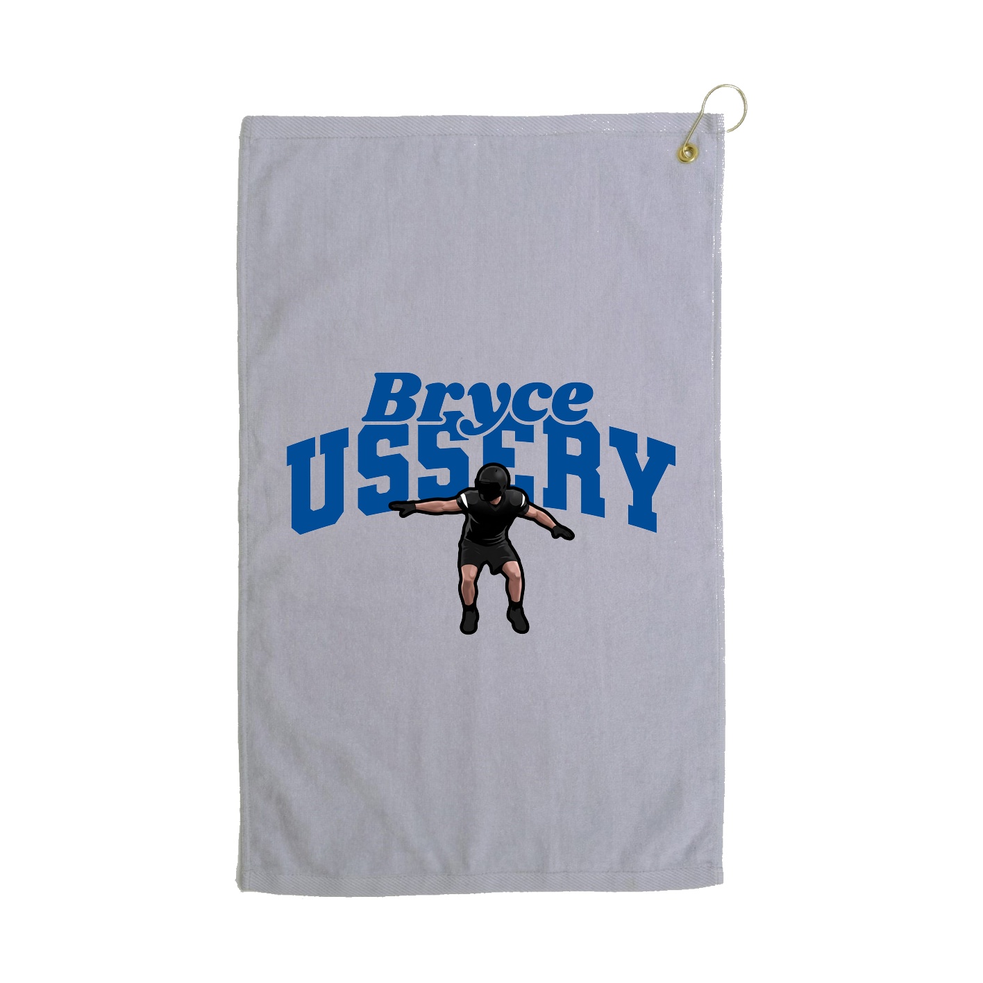 Golf Towel — Signature Arch in Grey