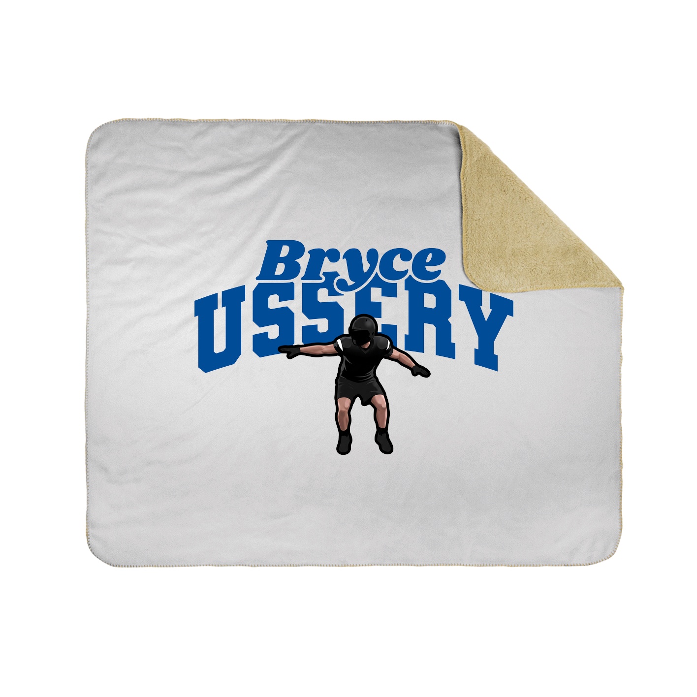 Throw Blanket — Signature Arch in White