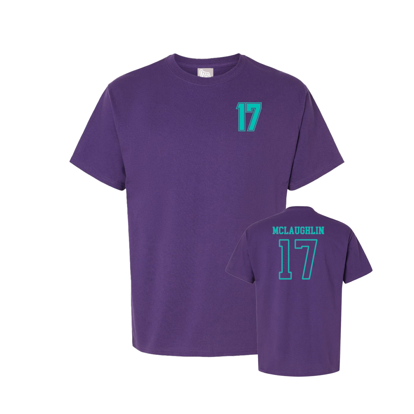 Youth Tee — Chest Back in Purple