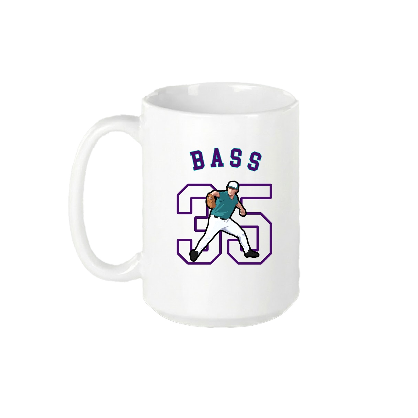 15oz Coffee Mug — Shirsey Arch in White