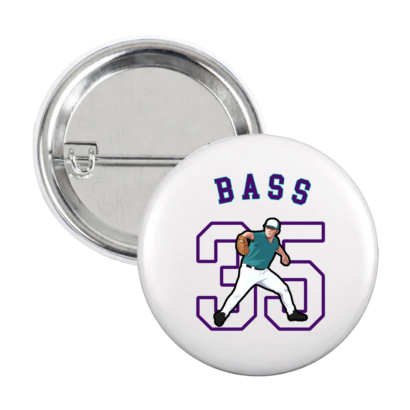 Game Day Button — Shirsey Arch in White