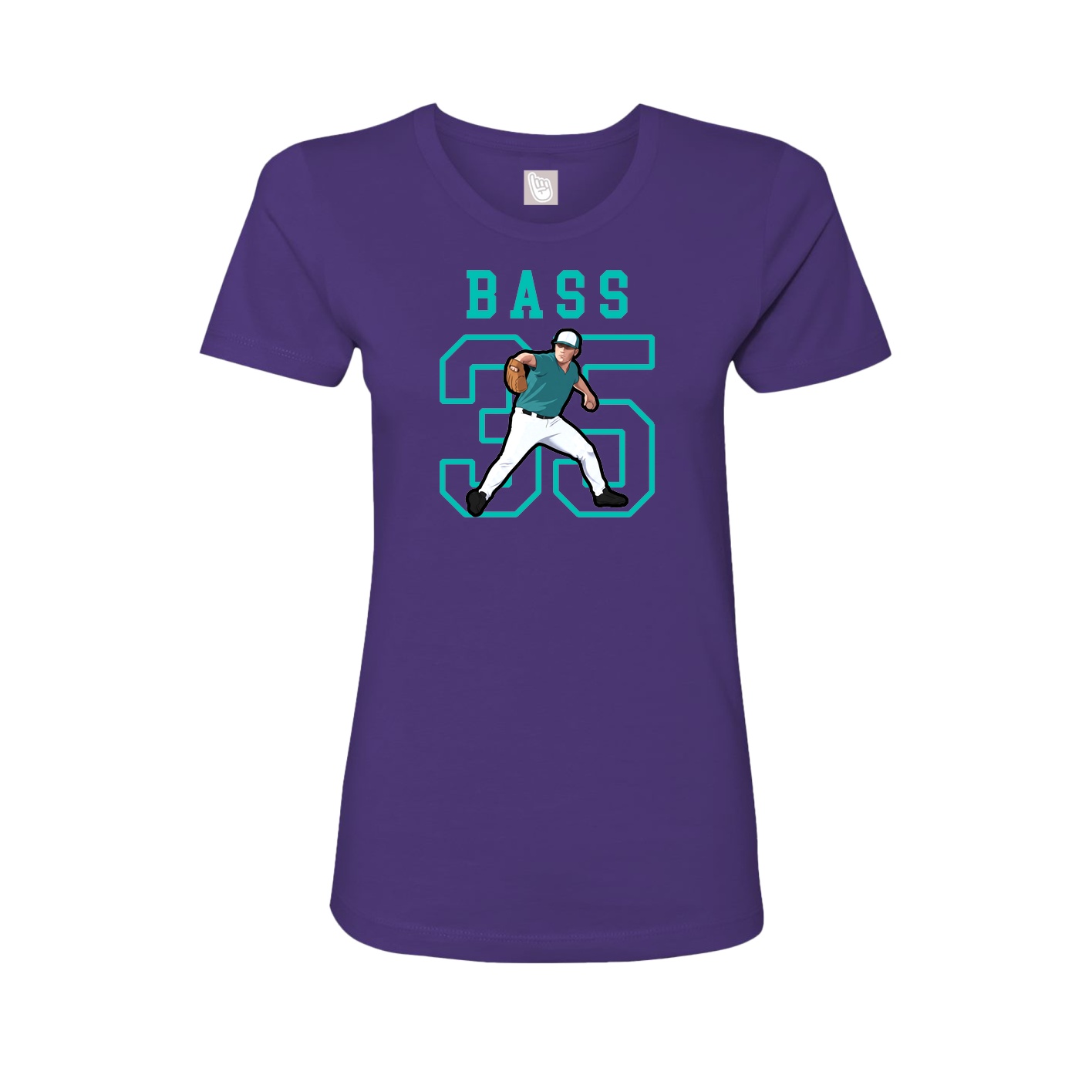 Fitted Women's Tee — Shirsey in Purple
