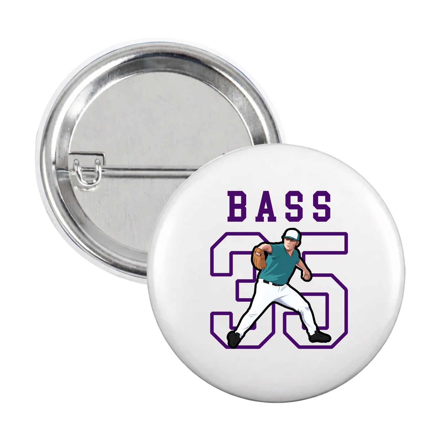 Game Day Button — Shirsey in White