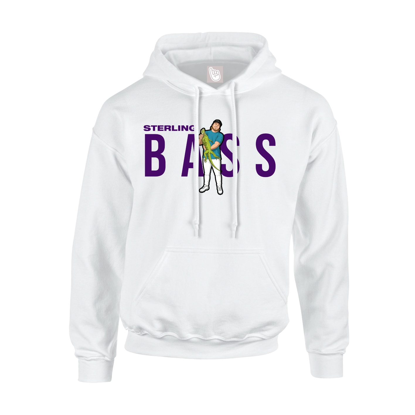 Hoodie — Player Name in White