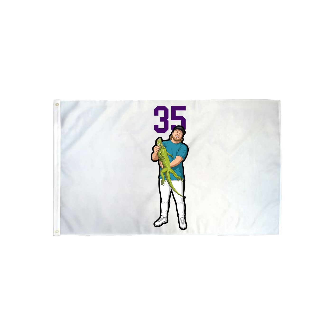 3x5 Flag — Number Top in Classic