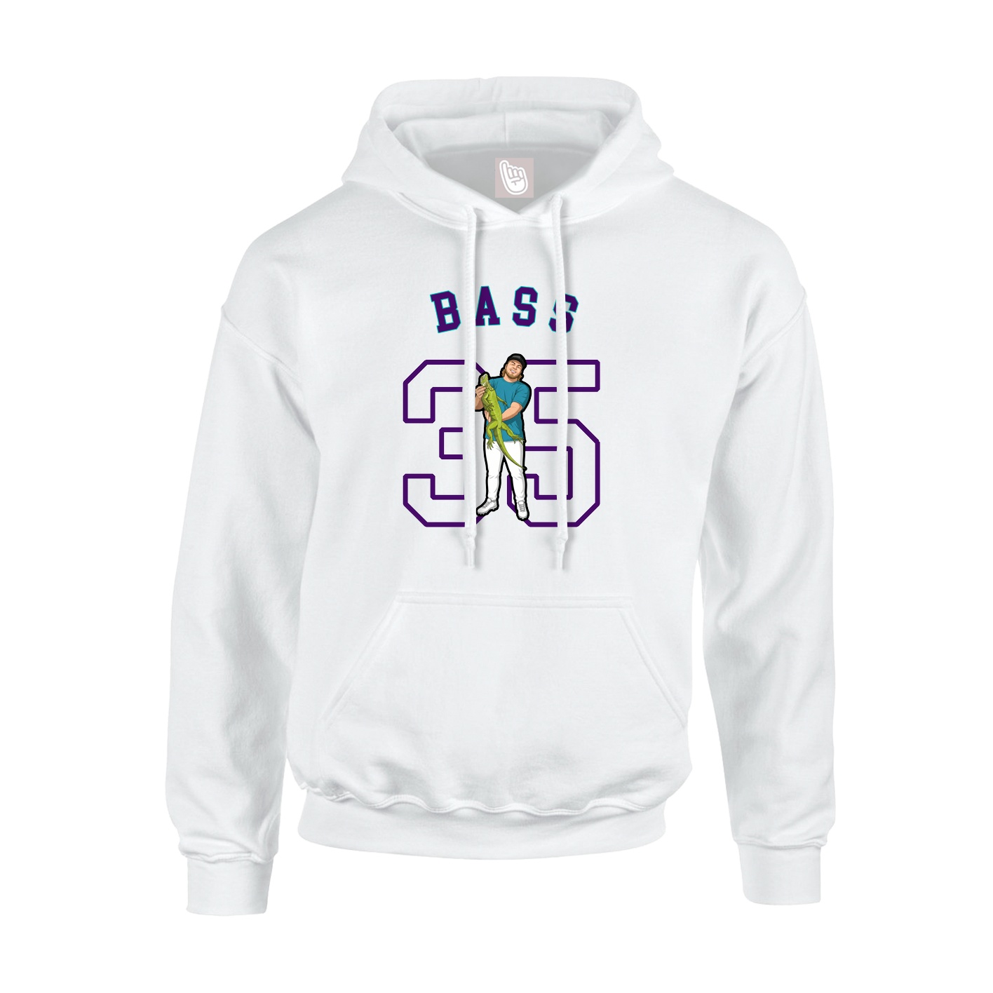 Youth Hoodie — Shirsey Arch in White