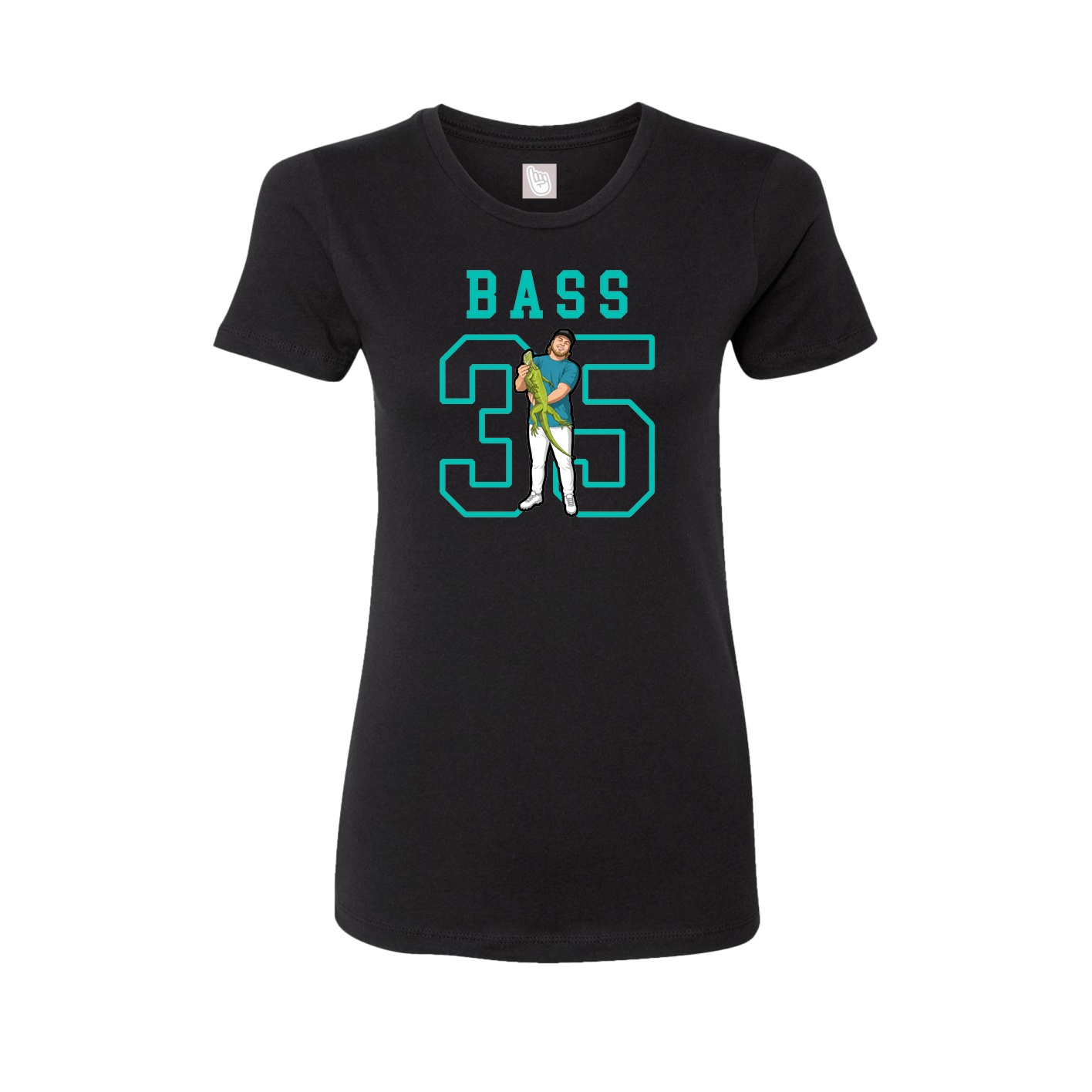 Fitted Women's Tee — Shirsey in Black