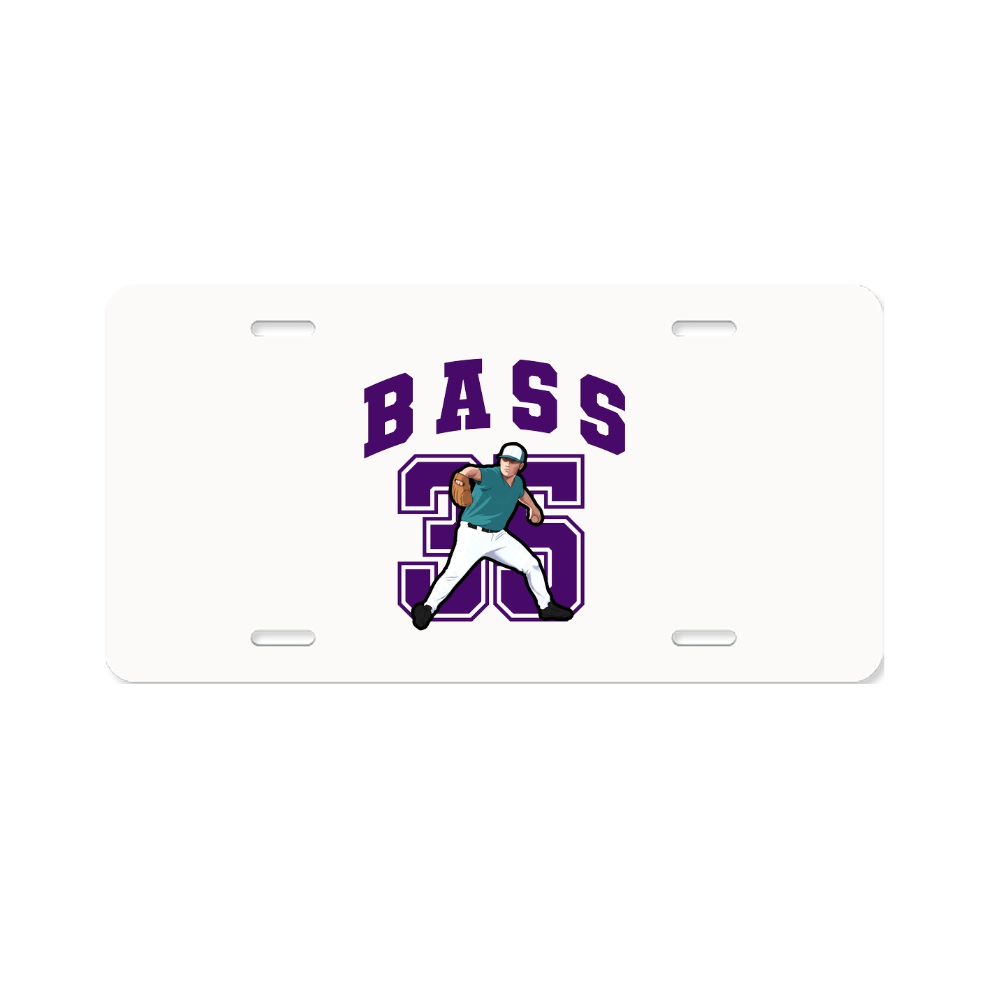 License Plate — Number in Classic