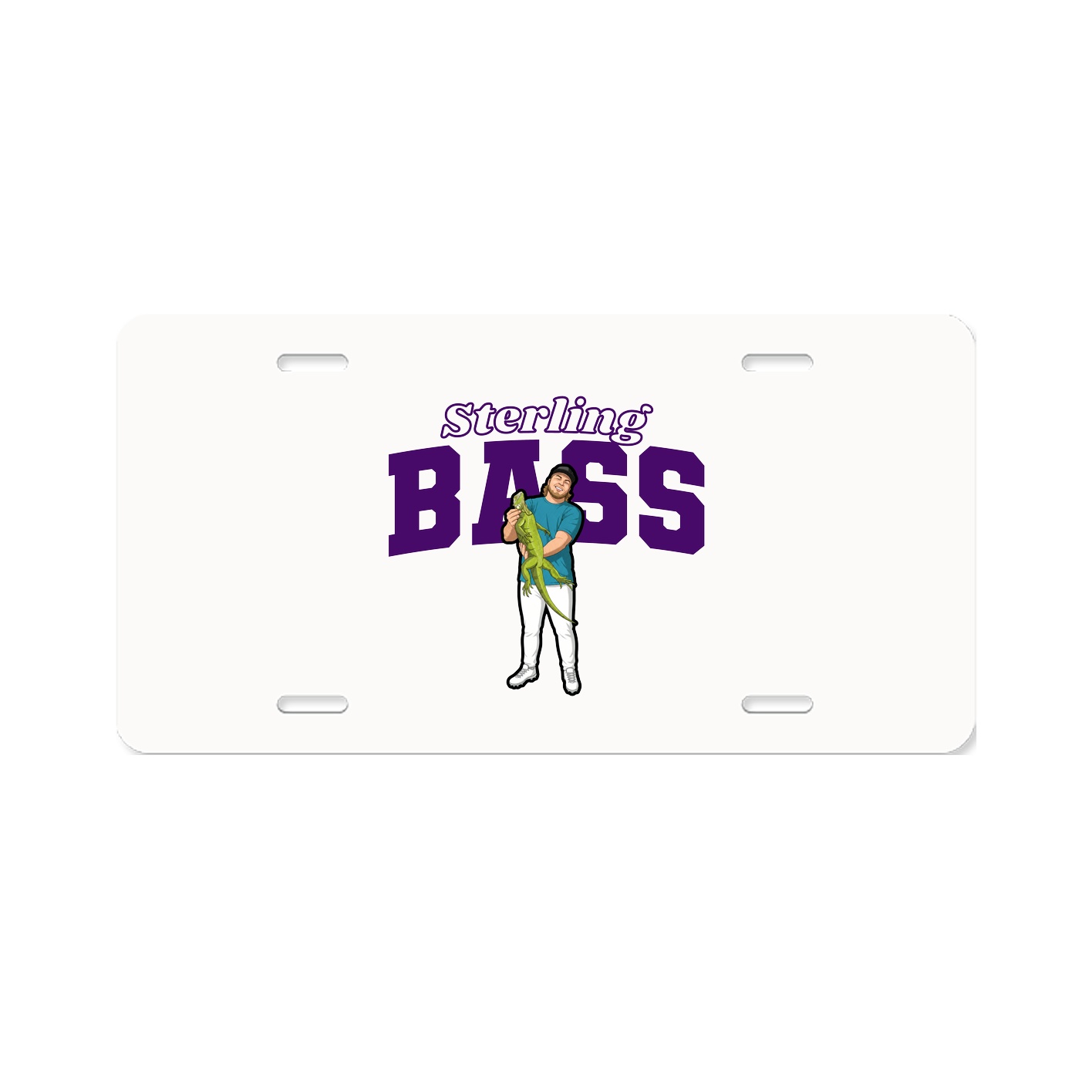 License Plate — Name Arch in Classic