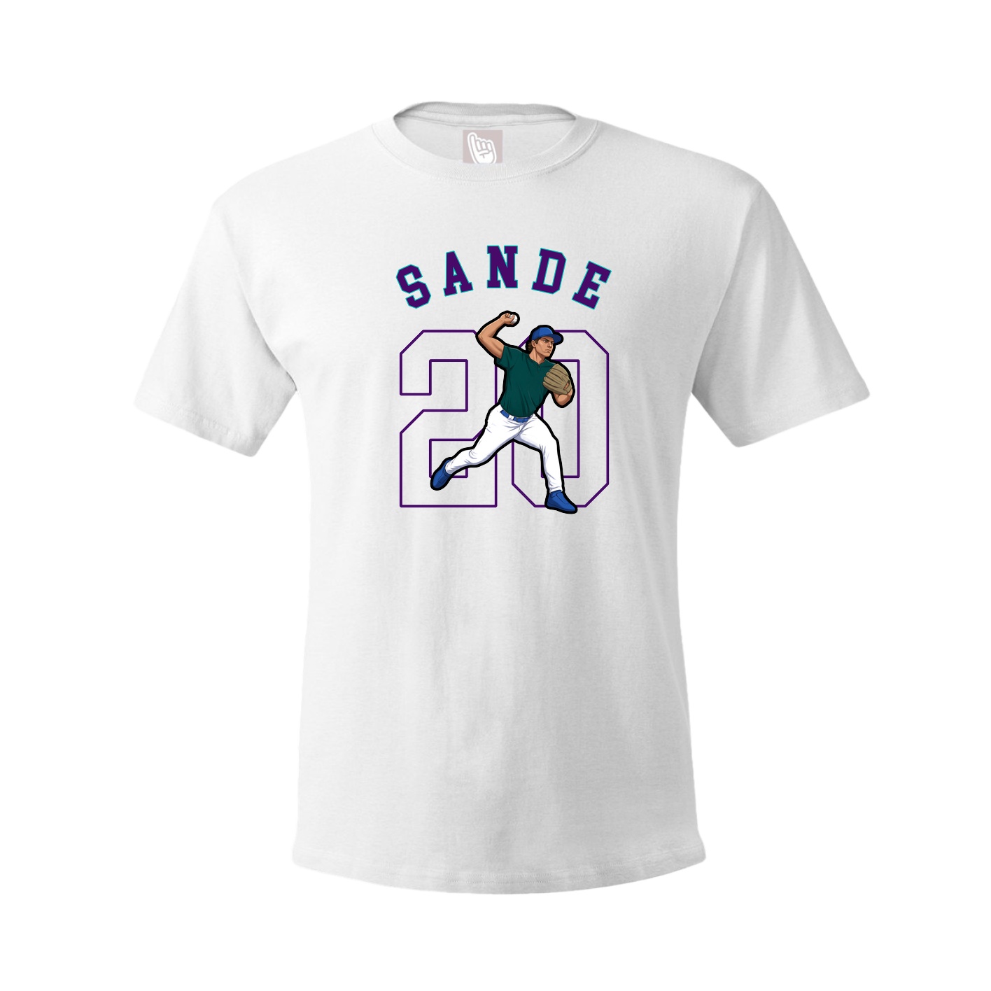 Youth Tee — Shirsey Arch in White