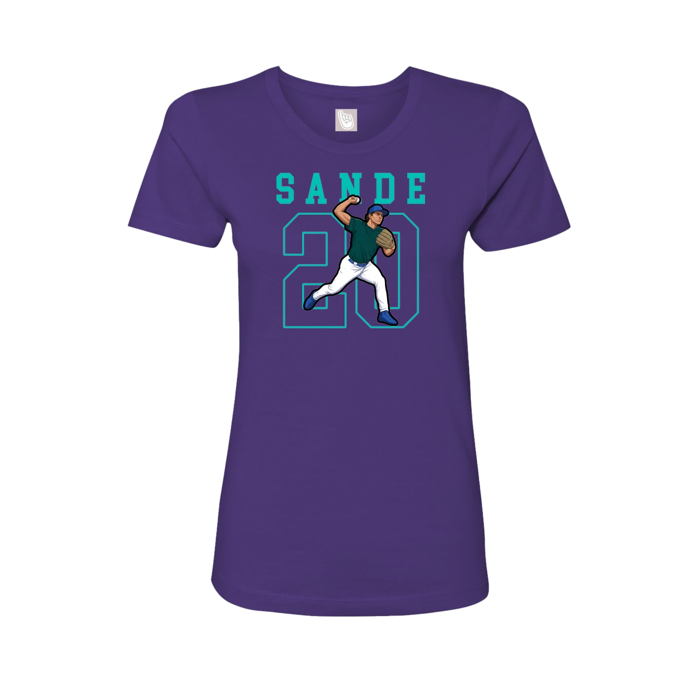 Fitted Women's Tee — Shirsey in Purple