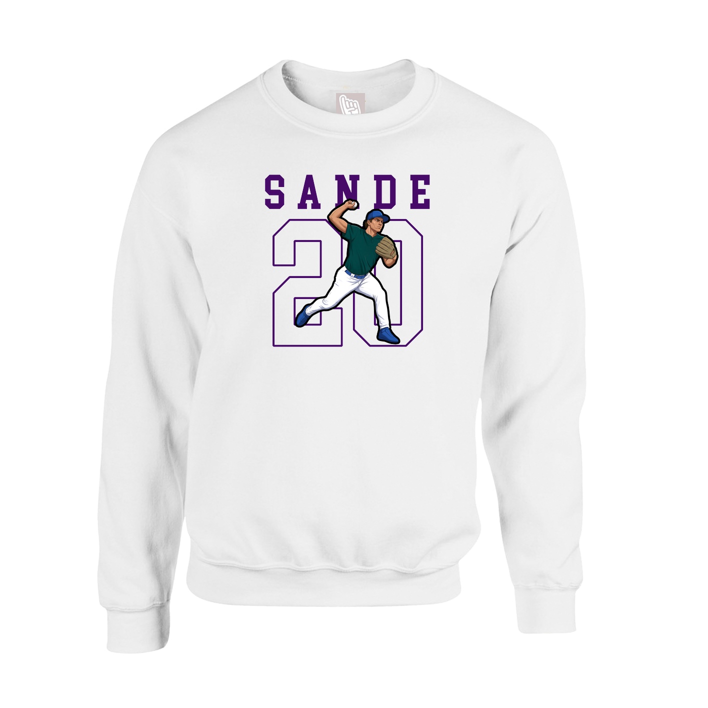 Fleece Crew — Shirsey in White