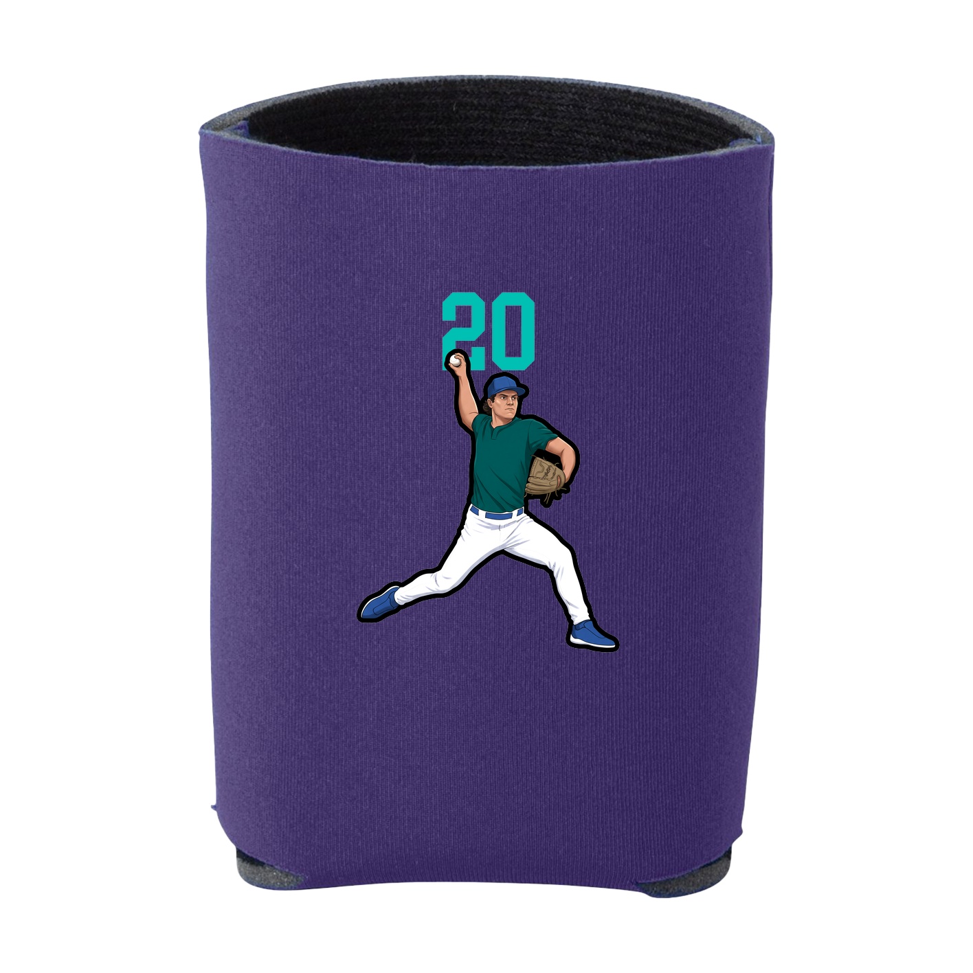 Can Holder — Number Top in Purple