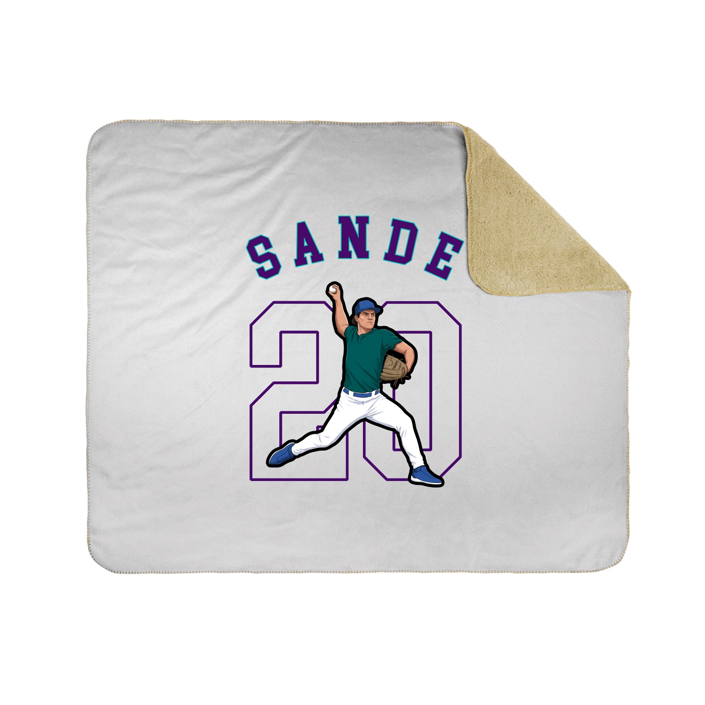 Throw Blanket — Shirsey Arch in White