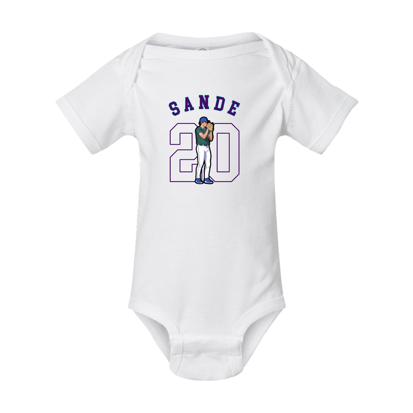 Baby Onesie — Shirsey Arch in White