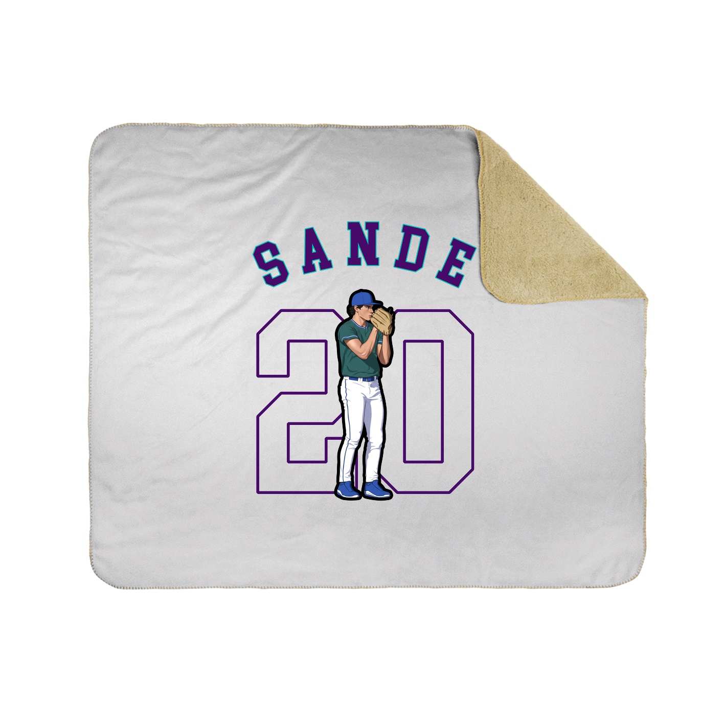 Throw Blanket — Shirsey Arch in White
