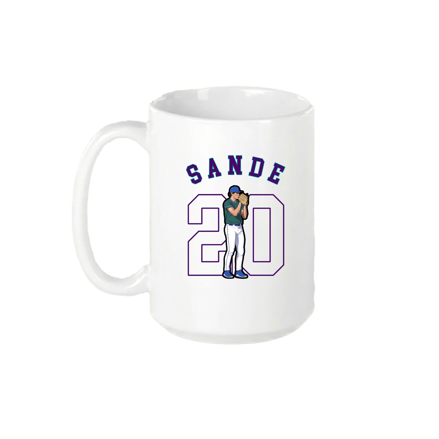 15oz Coffee Mug — Shirsey Arch in White