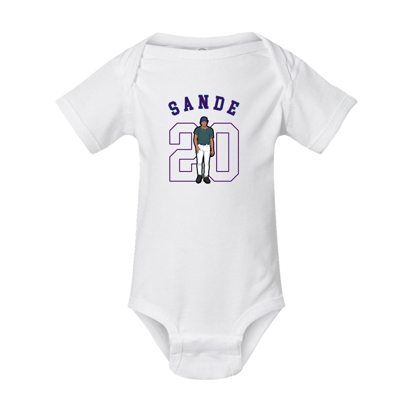 Baby Onesie — Shirsey Arch in White