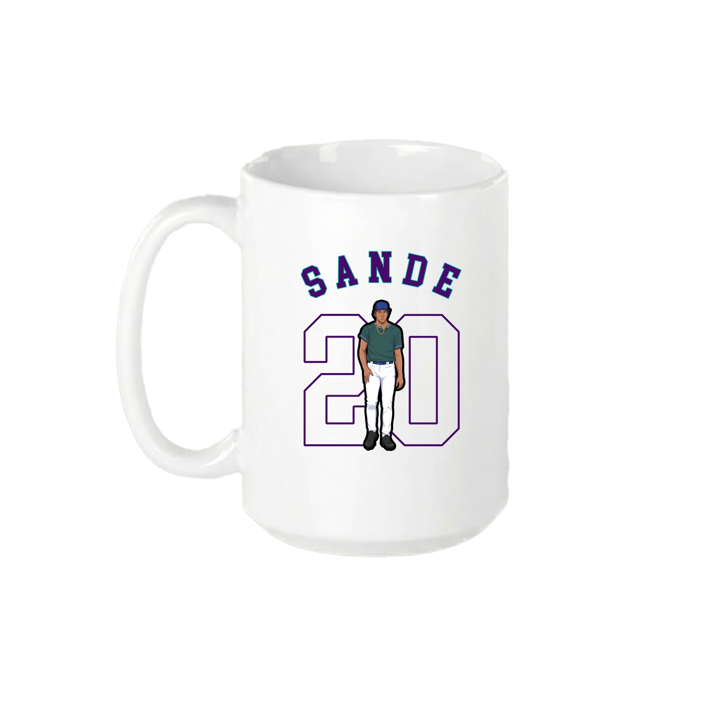 15oz Coffee Mug — Shirsey Arch in White