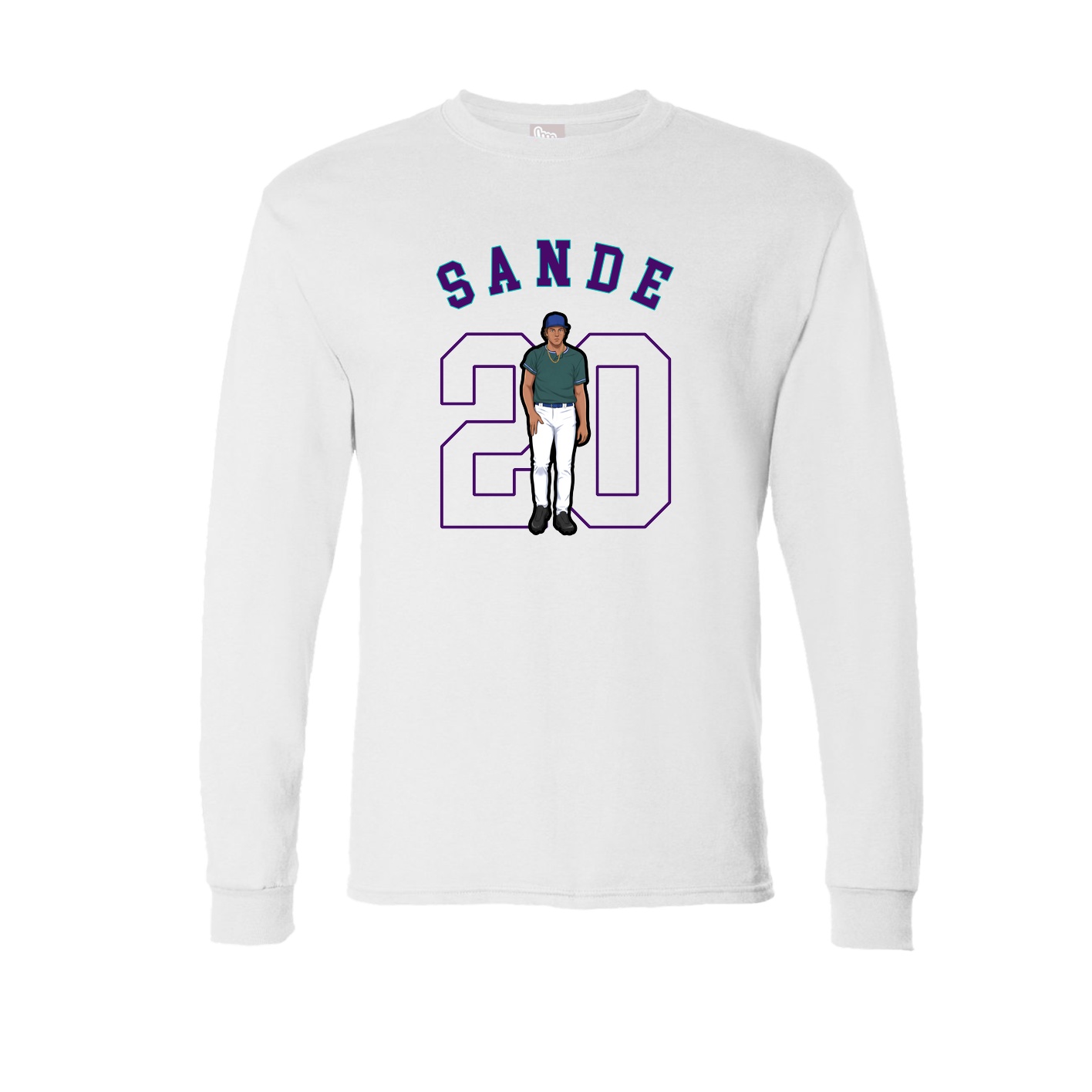 Long Sleeve Tee — Shirsey Arch in White