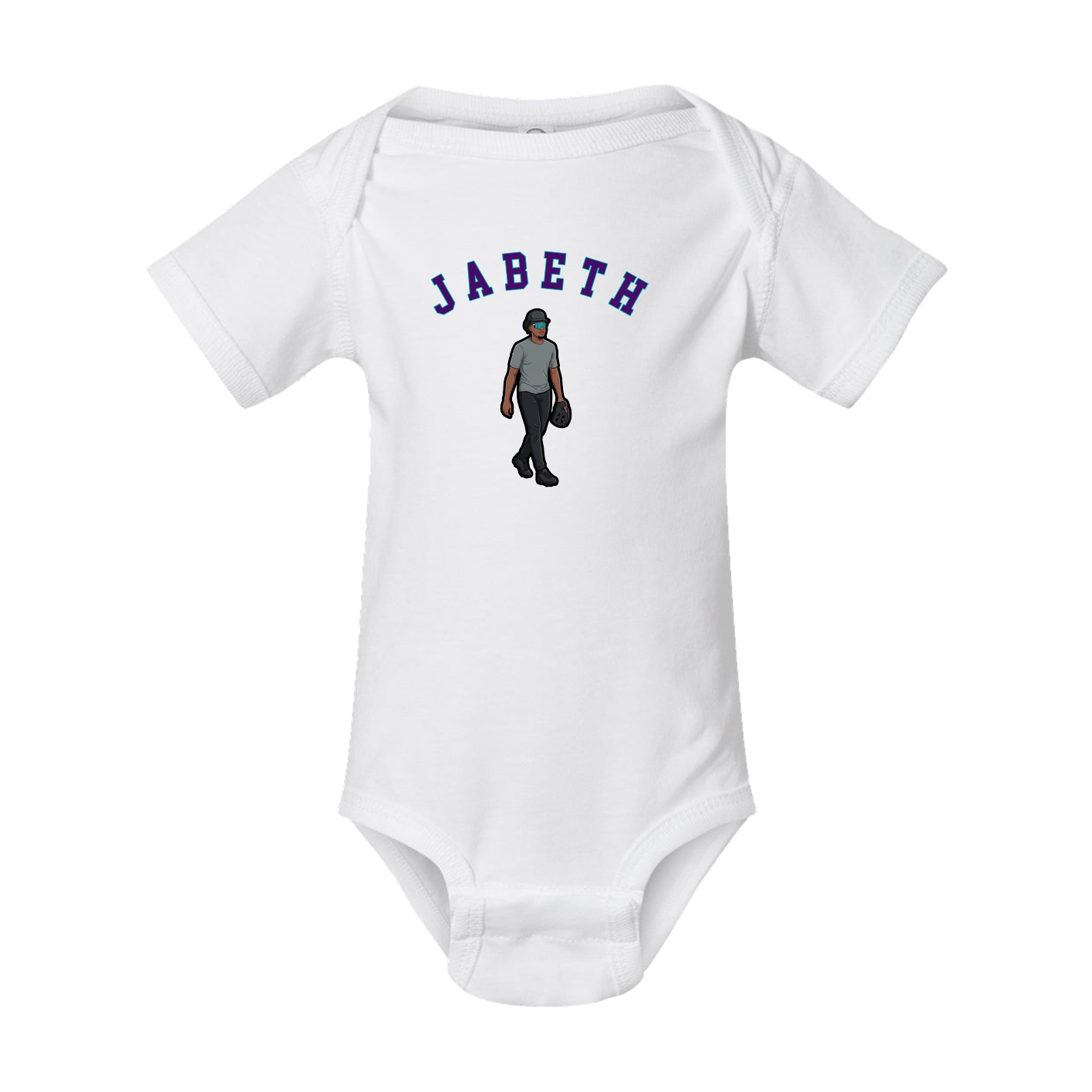 Baby Onesie — Shirsey Arch in White