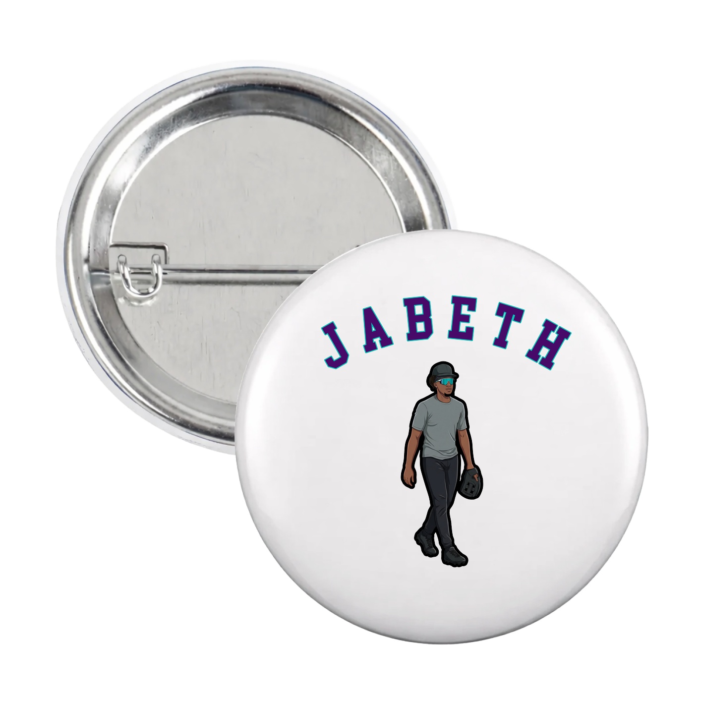Game Day Button — Shirsey Arch in White