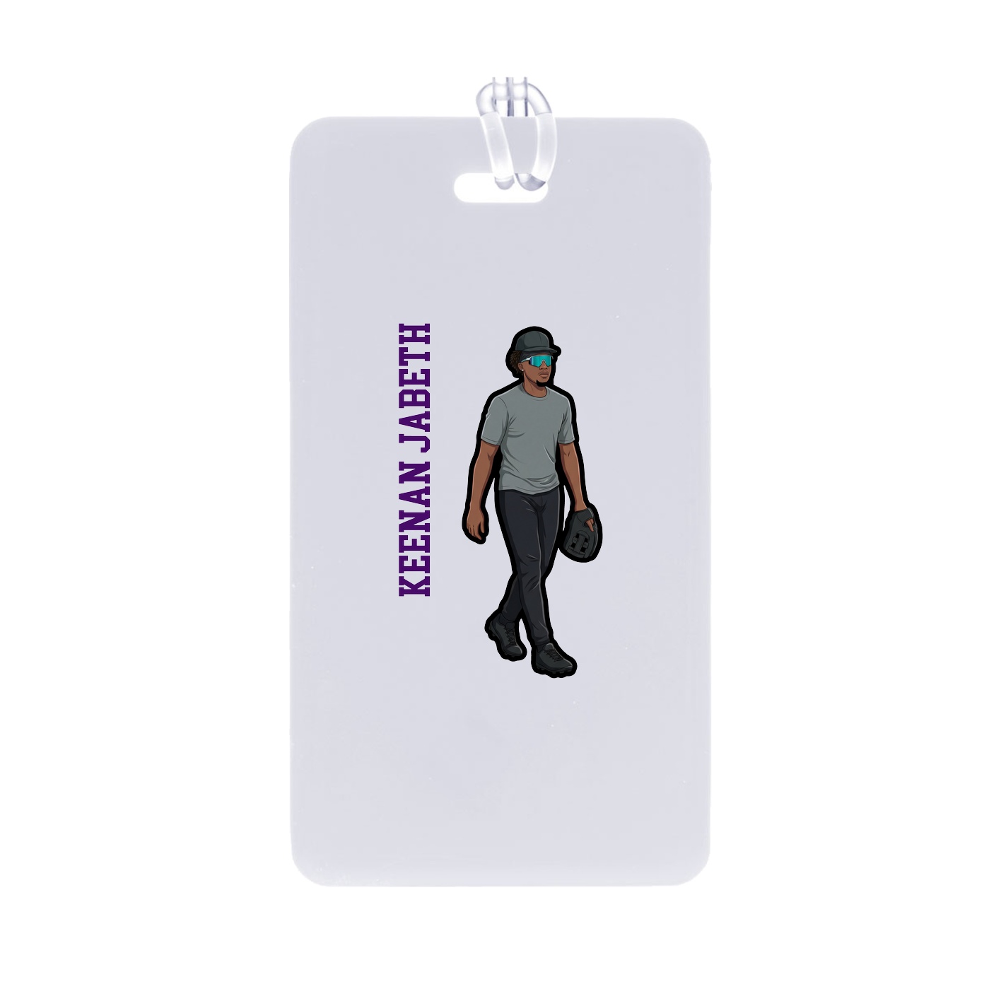 Bag Tag — Name Vertical in Classic