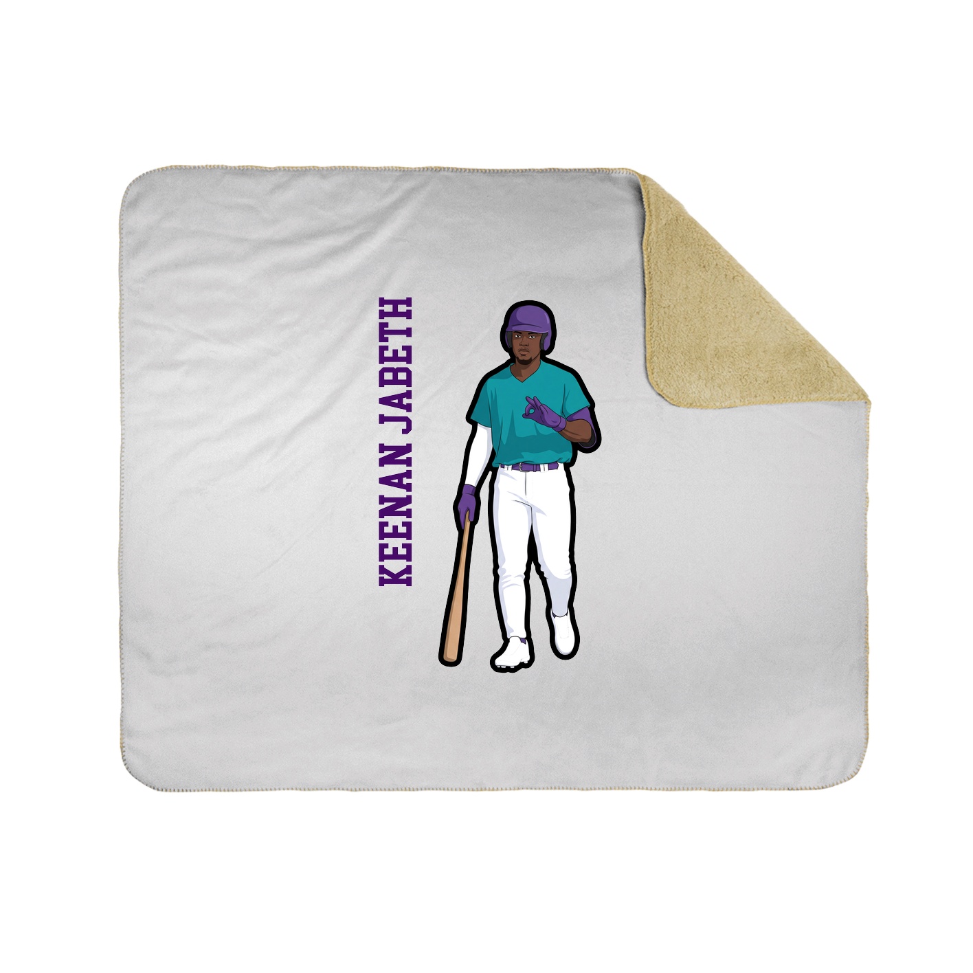 50x60 Sherpa Lined Throw Blanket