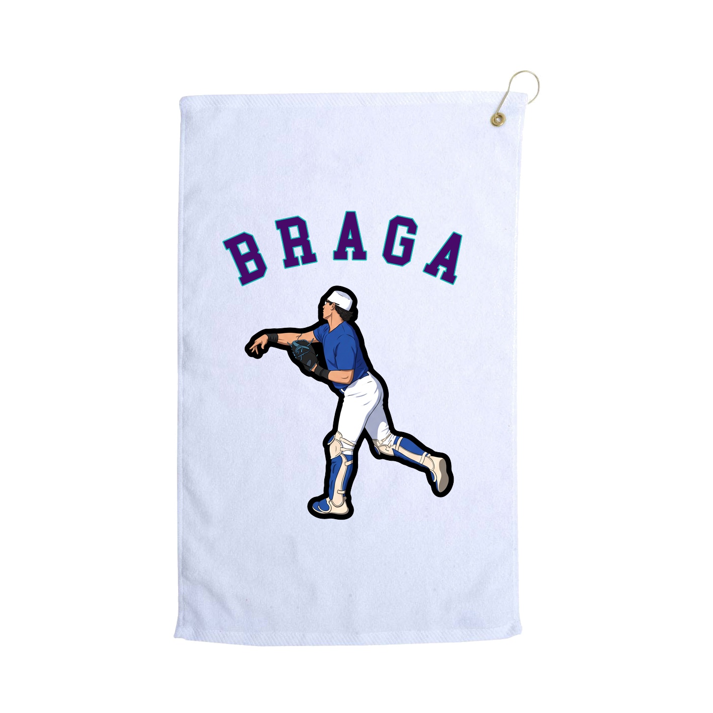 Golf Towel — Shirsey Arch in White