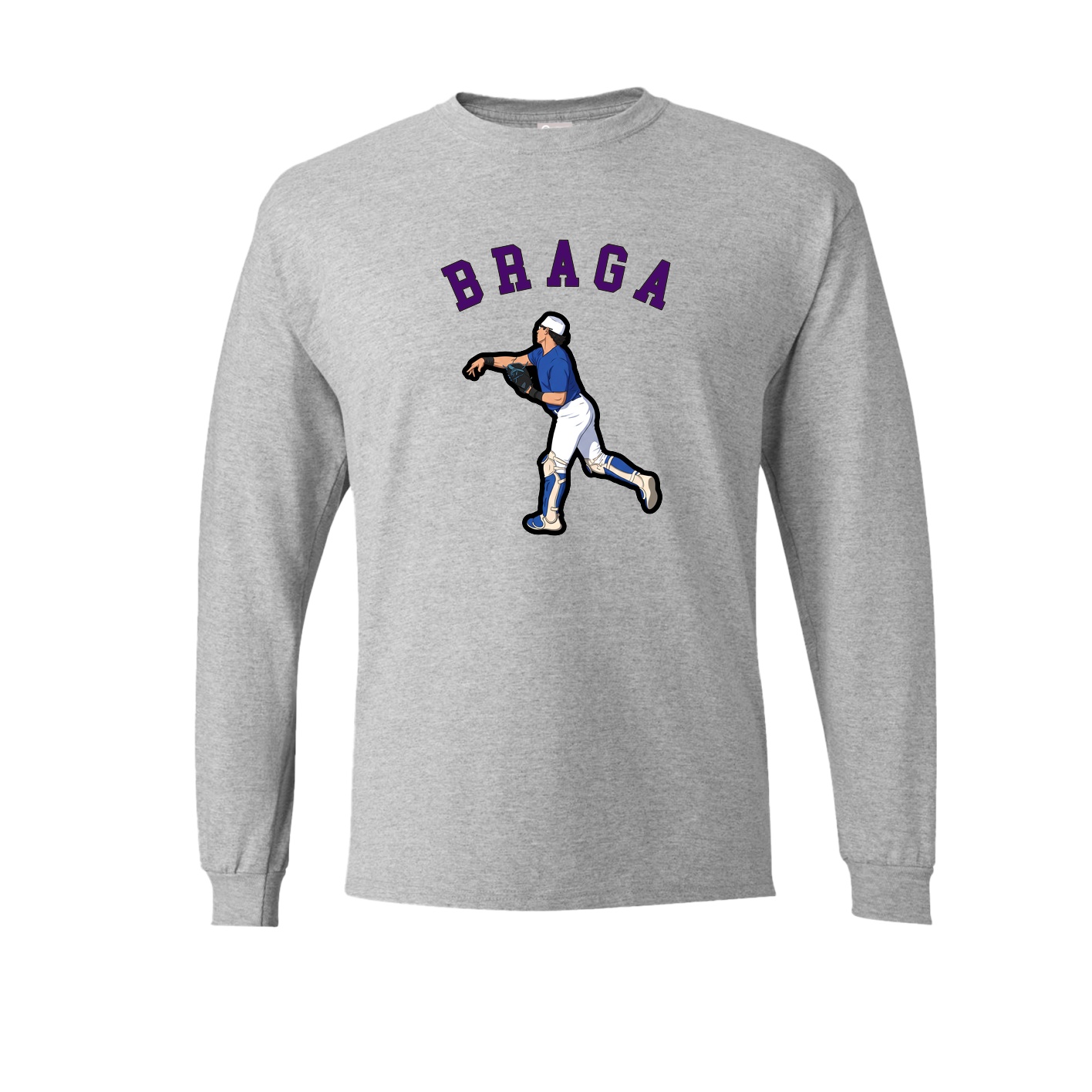 Long Sleeve Tee — Shirsey Arch in Grey