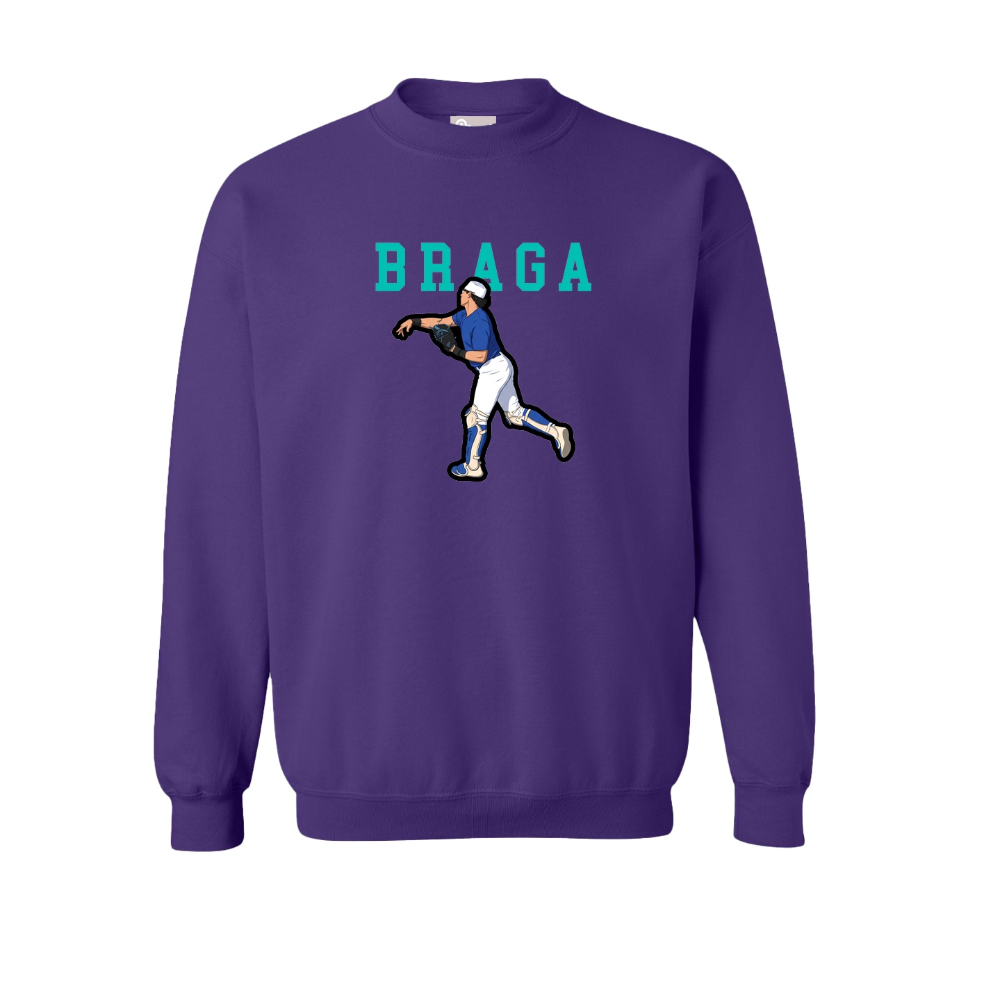 Fleece Crew — Shirsey in Purple
