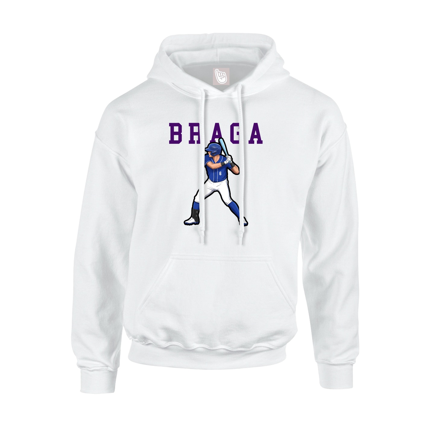 Hoodie — Shirsey in White