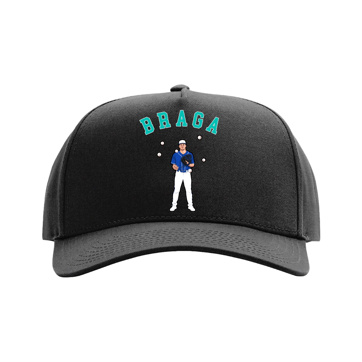 Full Fabric Five-Panel Champ Cap