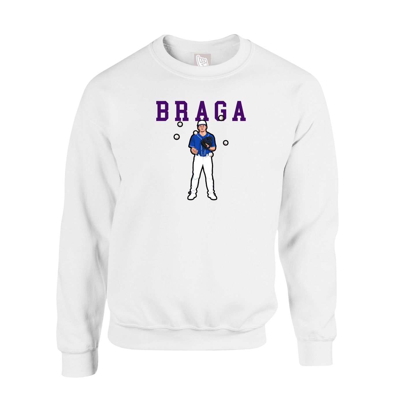 Fleece Crew — Shirsey in White