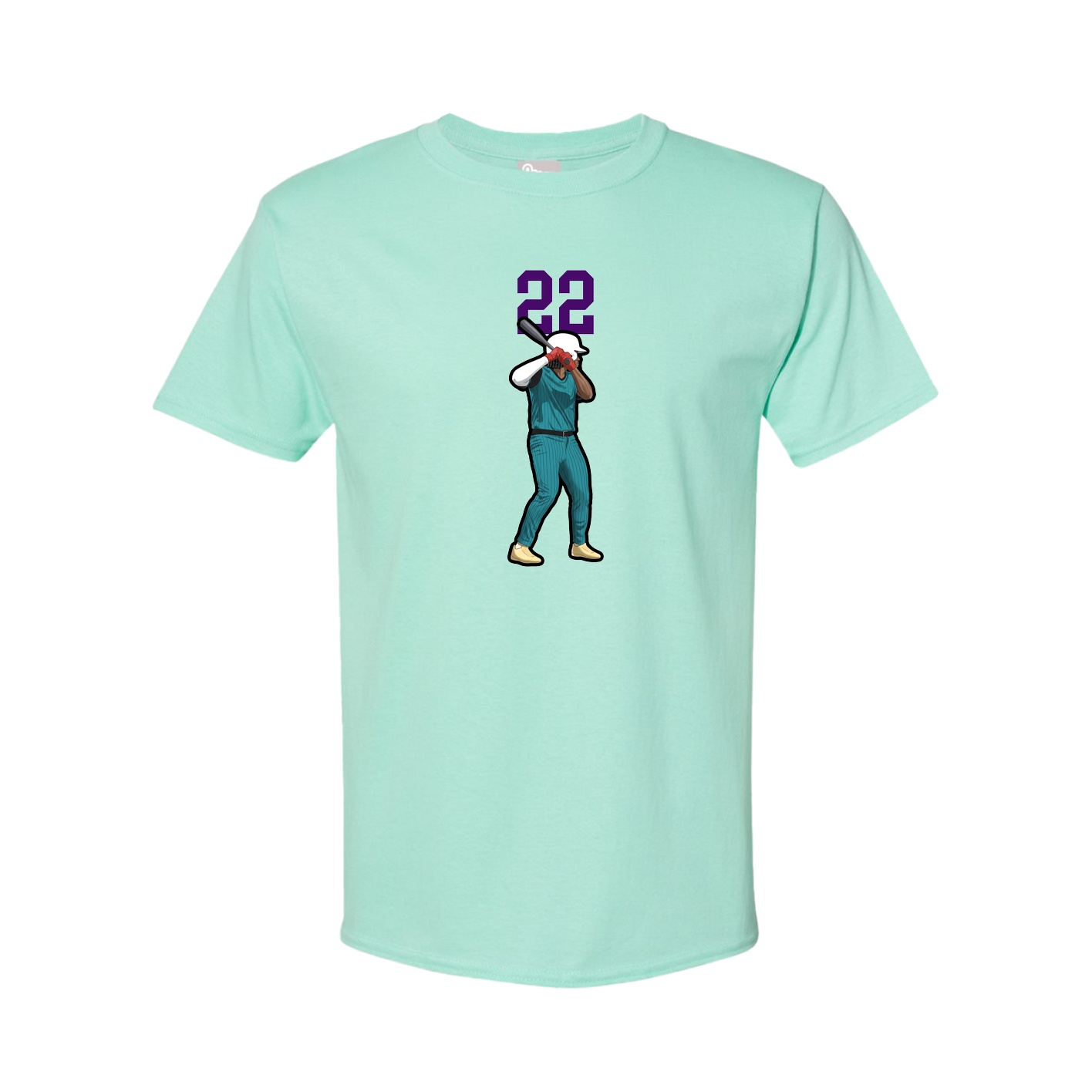 Tee — Number Top in Green