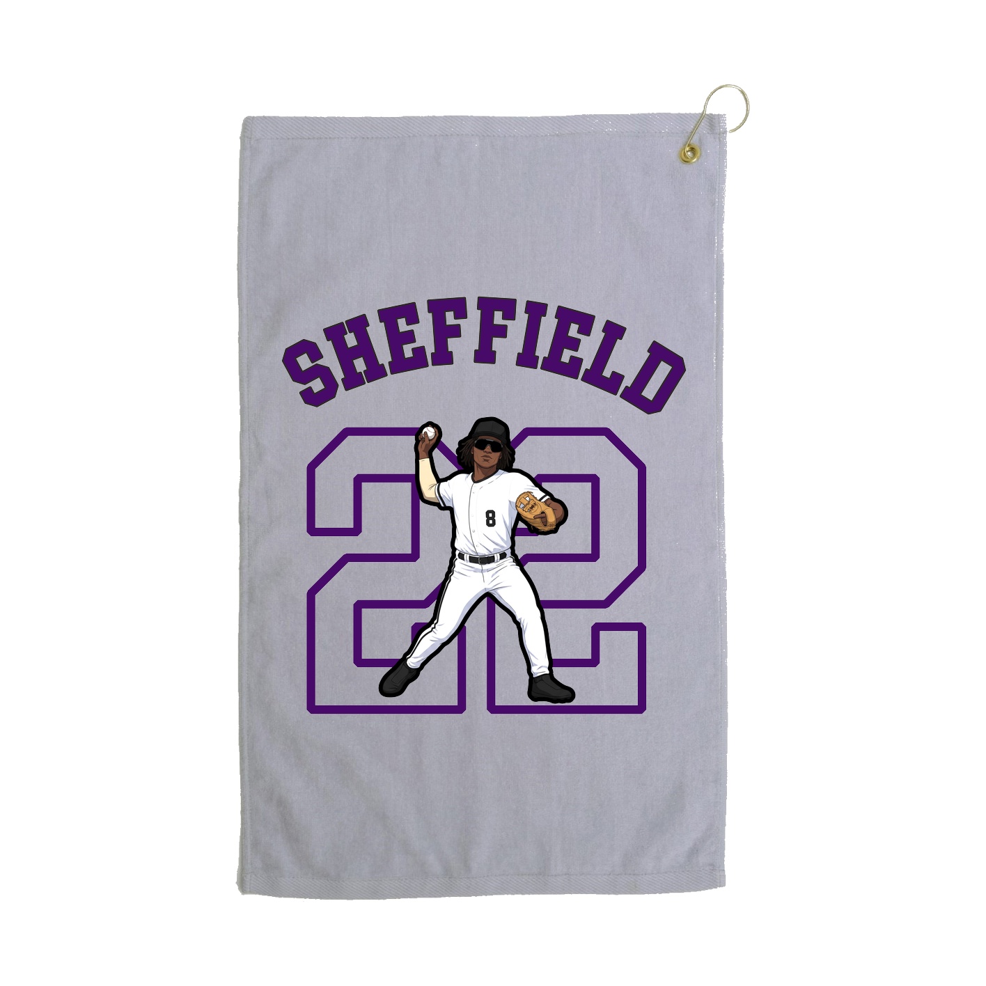 Golf Towel — Shirsey Arch in Grey