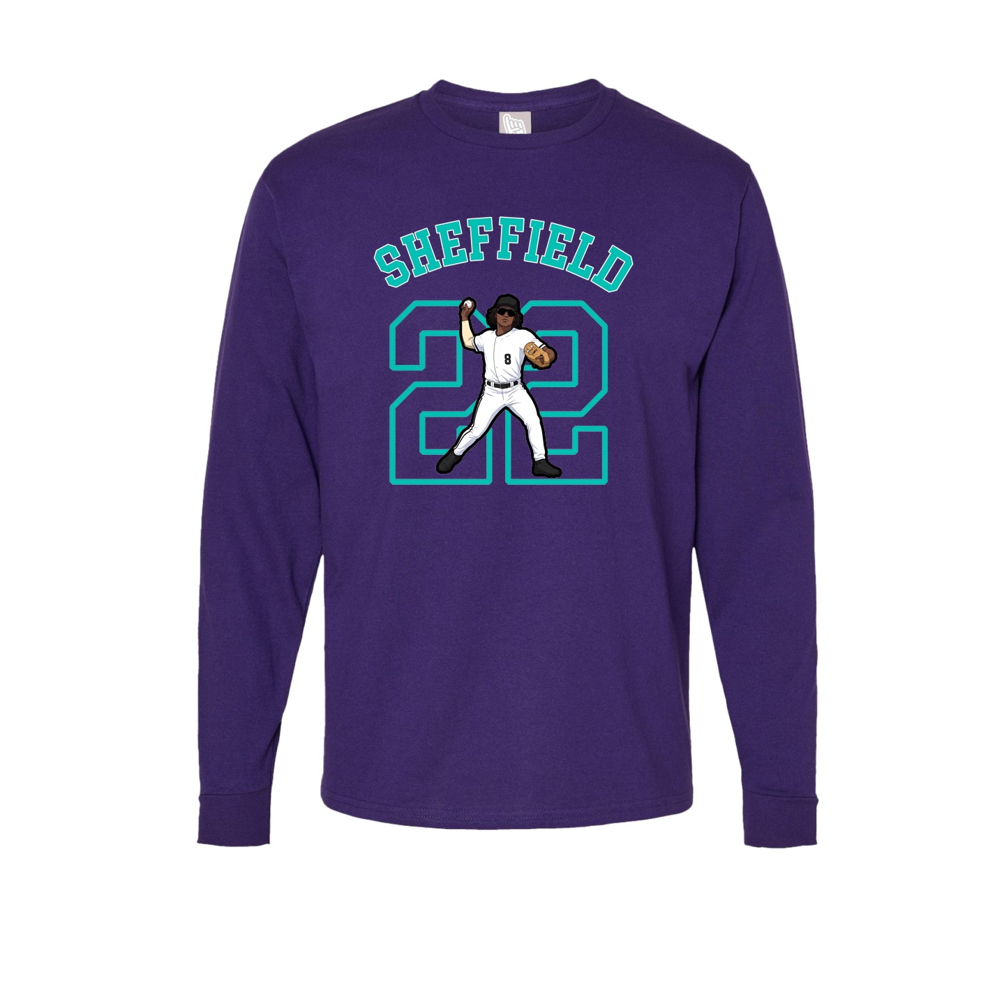 Long Sleeve Tee — Shirsey Arch in Purple